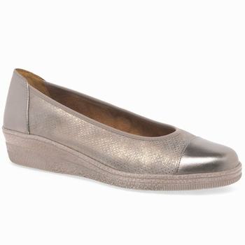 Gabor Petunia Lack Accent Low Kilklack Dam Sliver | IWY-276830