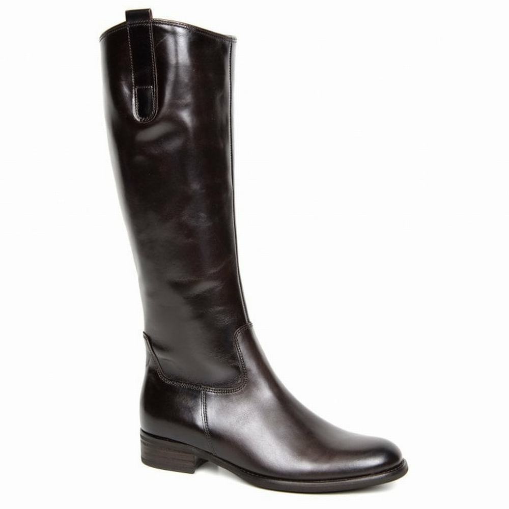 Gabor Brook M Medium Calf Fitting Knähöga Stövlar Dam Bruna | ENT-296358