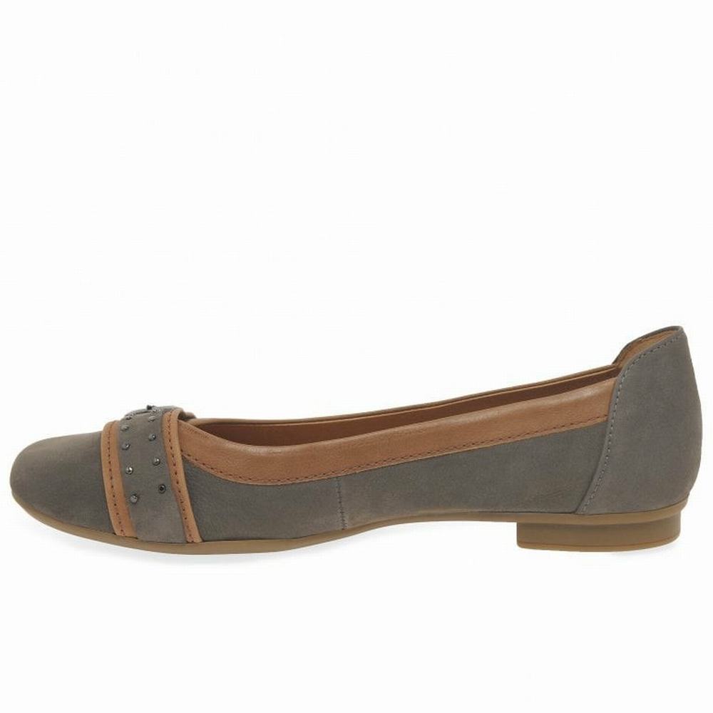 Gabor Michelle Vanliga Stud Spännen Ballerina Dam Bruna | QKD-698457