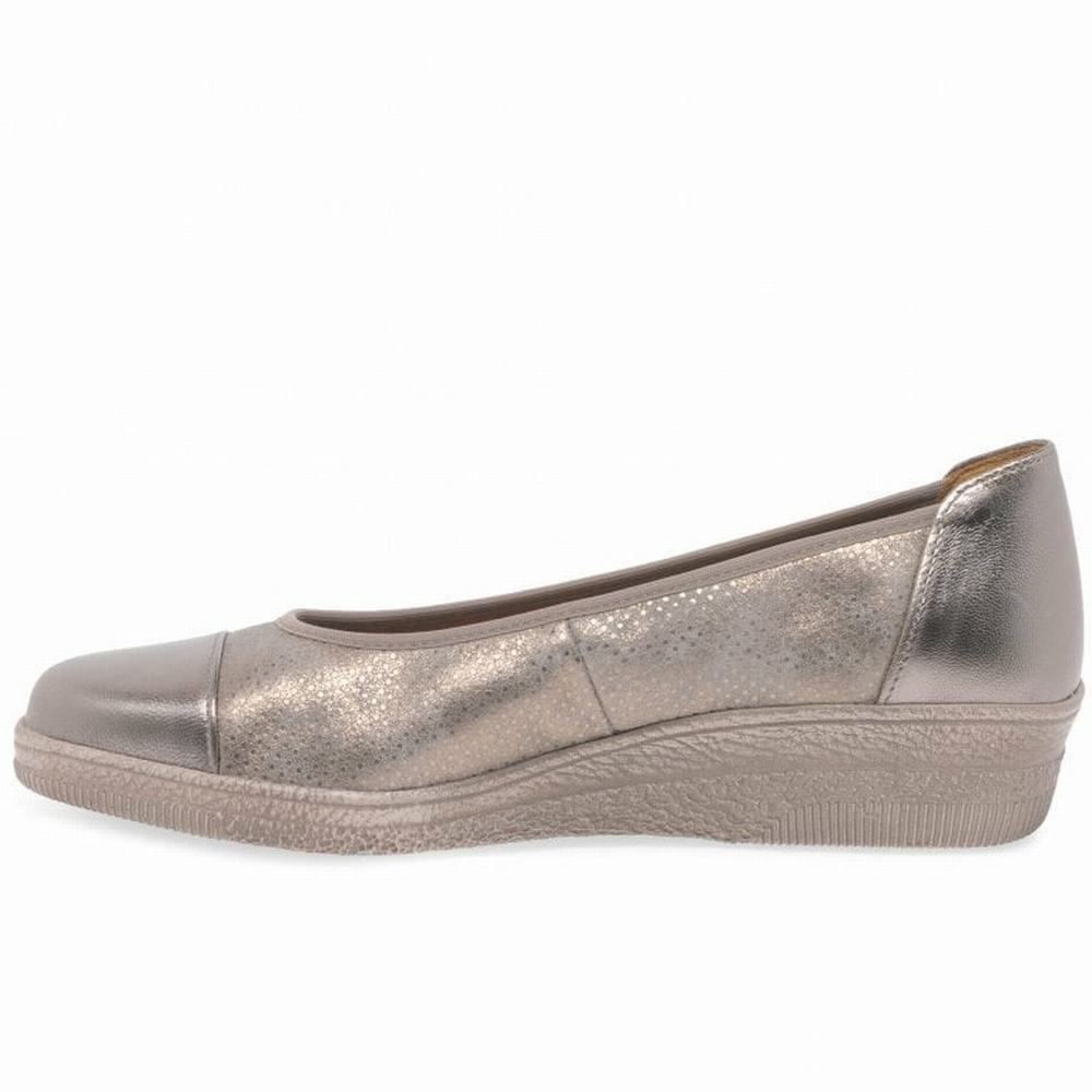 Gabor Petunia Lack Accent Low Kilklack Dam Sliver | IWY-276830