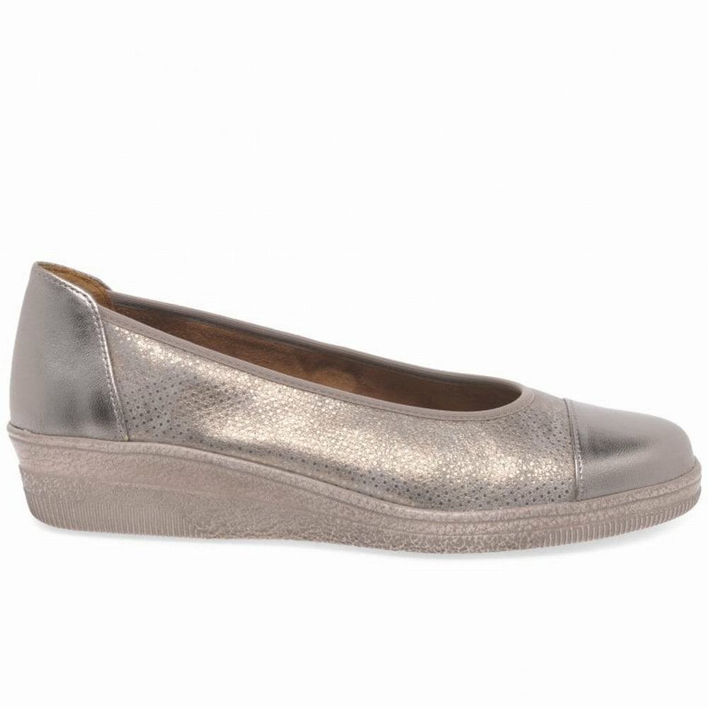 Gabor Petunia Lack Accent Low Kilklack Dam Sliver | IWY-276830