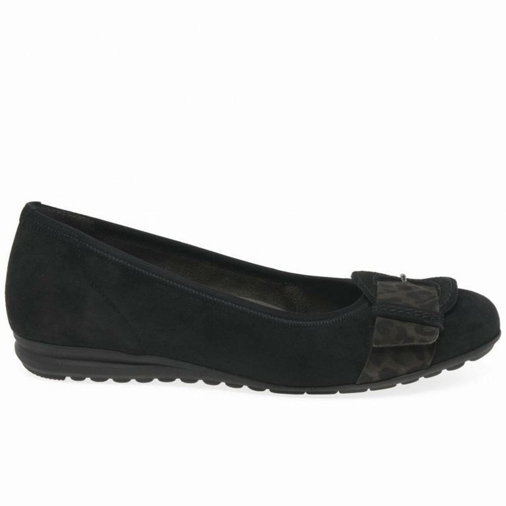 Gabor Sapphire Ballerina Dam Svarta | QKD-283451