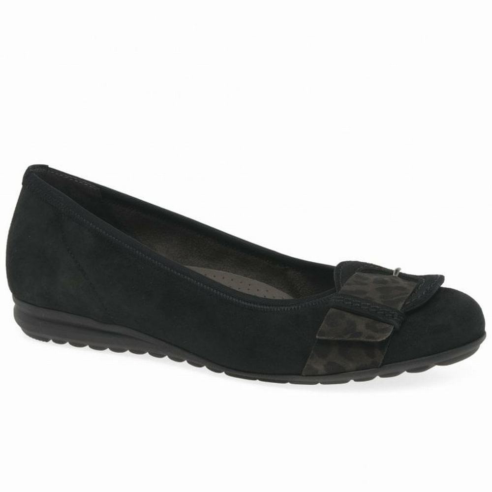 Gabor Sapphire Ballerina Dam Svarta | QKD-283451